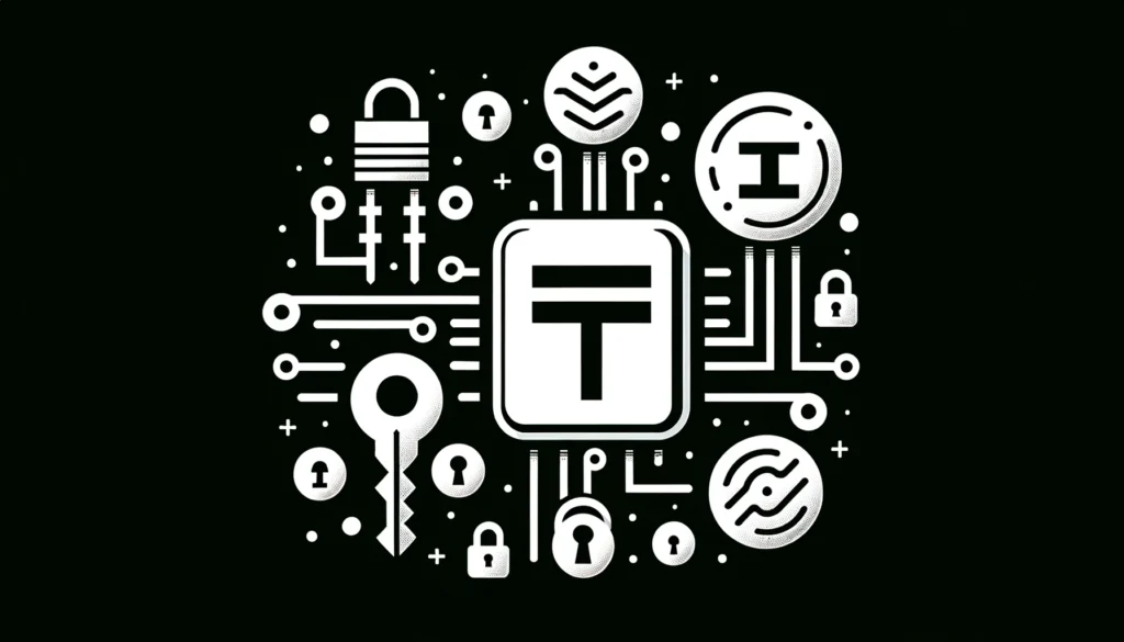 Graphic of decryption process of the trezor device